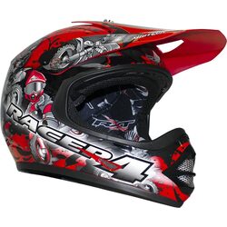 RXT Racer 4 MX Helmet Youth - Red