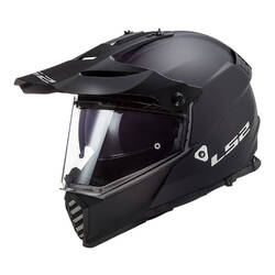 LS2 MX436 Pioneer EVO Adventure Helmet - Matte Black