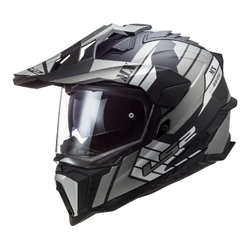 LS2 MX701 Explorer Atlantis Adventure Helmet - Matte Titanium