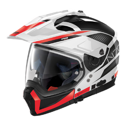 Nolan  N70-2 x Adventure Earthquake - White/Black/red