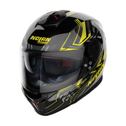 NOLAN N80-8 Full Face Turbolence - Black/Yellow