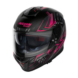 NOLAN N80-8 Full Face Turbolence - Fluro Black/Pink