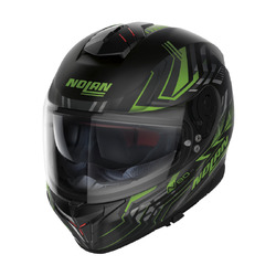 NOLAN N80-8 Full Face Turbolence - Fluro Black/Green