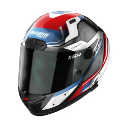 NOLAN x-804 RS Full Face Maven - Neon Red/White/Blue