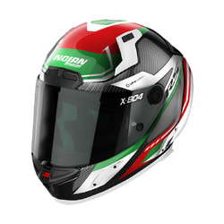 NOLAN x-804 RS Full Face Maven - Neon Red/White/Green