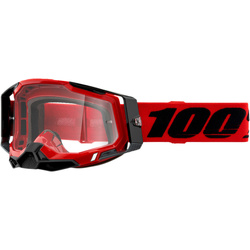 100% Racecraft 2 Goggle Red Clear