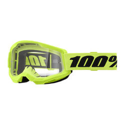 100% Strata 2 Youth Goggle - Yellow - Clear Lens