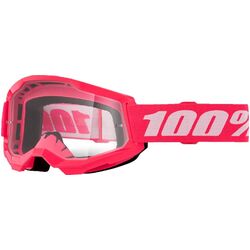 100% Strata 2 Youth Goggle - Pink - Clear Lens