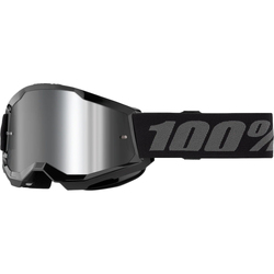 Strata 2 Youth Goggle Black - Mirror Silver Lens