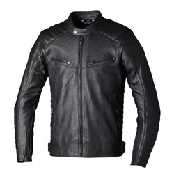 RST Roadster 3 CE Vented Leather Jacket - Black