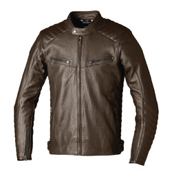 RST Roadster 3 CE Vented Leather Jacket - Brown