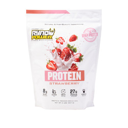 Ryno Power Supplement - Protein Powder Strawberry - 20 Servings