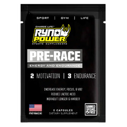 Ryno Power Supplement - 2 Motivation Capsules + 3 Endurance Capsules (single Serve)